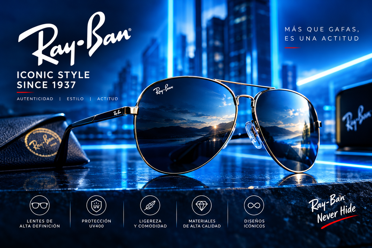 Gafa Rayban Round Fleck